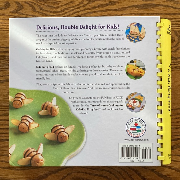 NEW! Taste of Home double book- Cooking for Kids/Kids Party Food - Picture 2 of 5